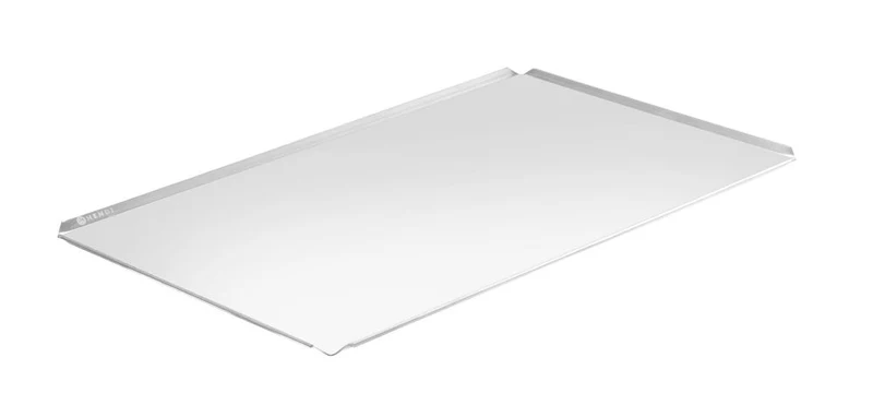 HENDI Blech, 4 Ränder – GN 1 / 1 – Rechteckig – Silber – 530 × 325 × H 10 mm