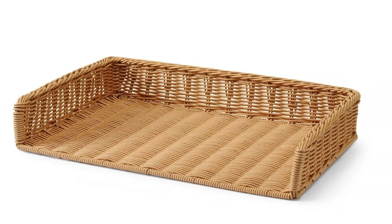 HENDI Brot-Displaykorb – Rechteckig – 595 × 395 × H 105 mm