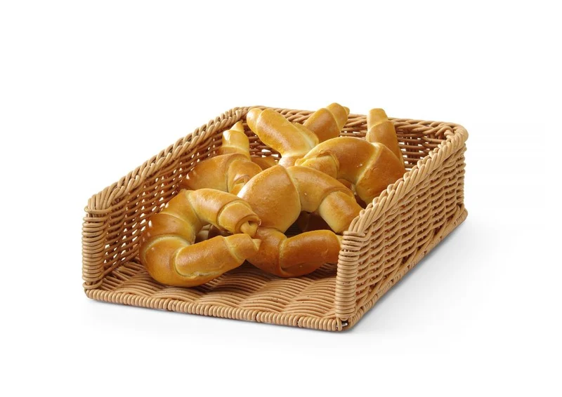 HENDI Brot-Displaykorb – Rechteckig – 295 × 395 × H 105 mm