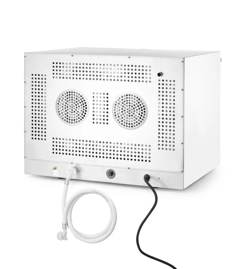 HENDI Konvektionsofen mit Luftbefeuchtung H100S – GN 1 / 1 – 230 V / 3500 W – 699 × 608 × H 550 mm
