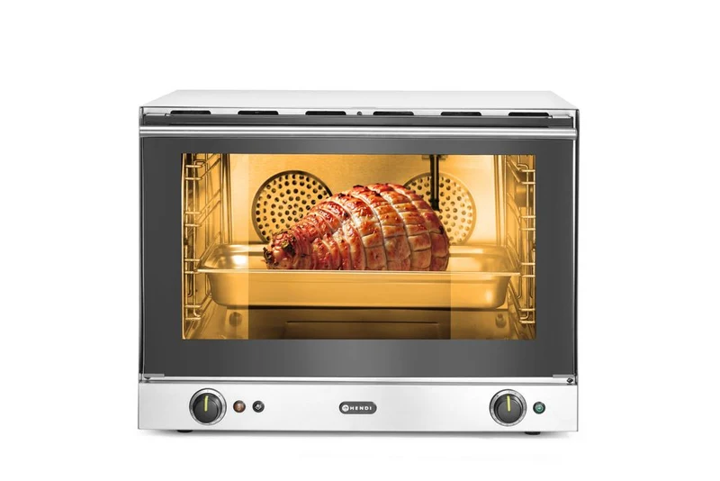 HENDI Konvektionsofen mit Luftbefeuchtung H100S – GN 1 / 1 – 230 V / 3500 W – 699 × 608 × H 550 mm