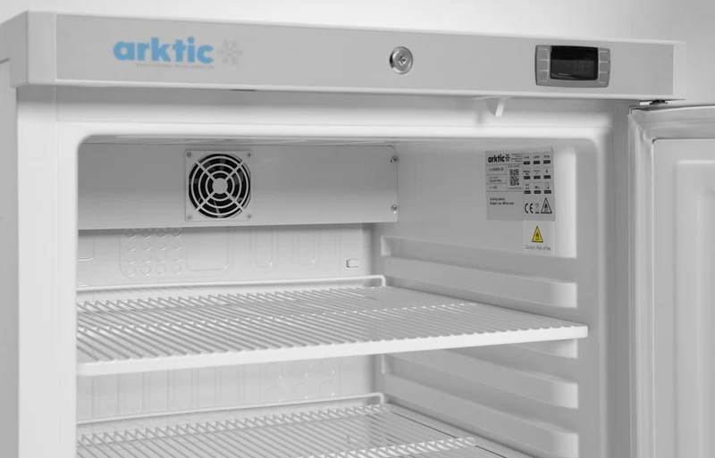 Arktic Budget Line Kühlschrank in weiß lackiertem Stahlgehäuse – 100 l – 230 V / 110 W – 637 × 600 × H 835 mm