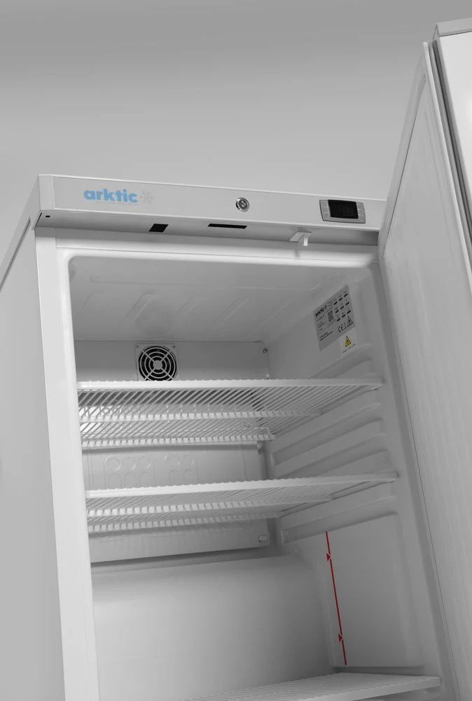 Arktic Budget Line Kühlschrank in weiß lackiertem Stahlgehäuse – 100 l – 230 V / 110 W – 637 × 600 × H 835 mm