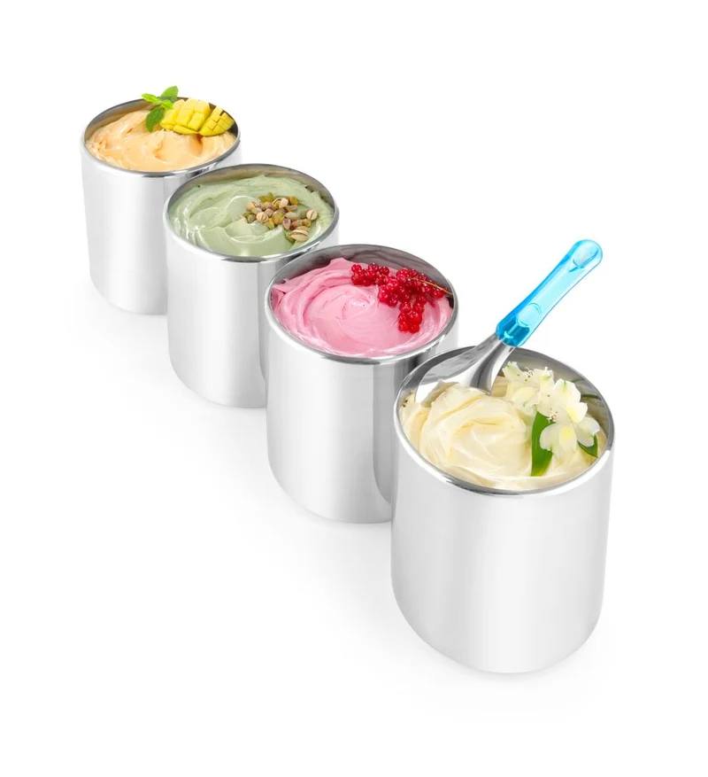 HENDI Eiscremebehälter, rund – Profi Line – 7 l – Ø 200 × H 250 mm