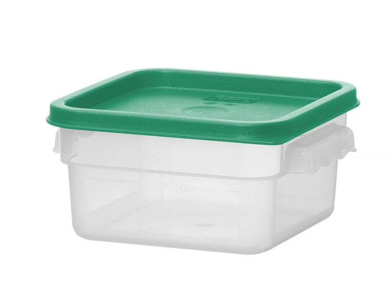 HENDI Lebensmittelbehälter mit Skala – 1,9 l – 190 × 190 × H 95 mm