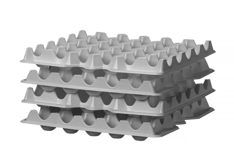 HENDI Set aus 4 Eierbehältereinsätzen für OVOBOX 120 – Rechteckig – 291 × 288 × H 41 mm