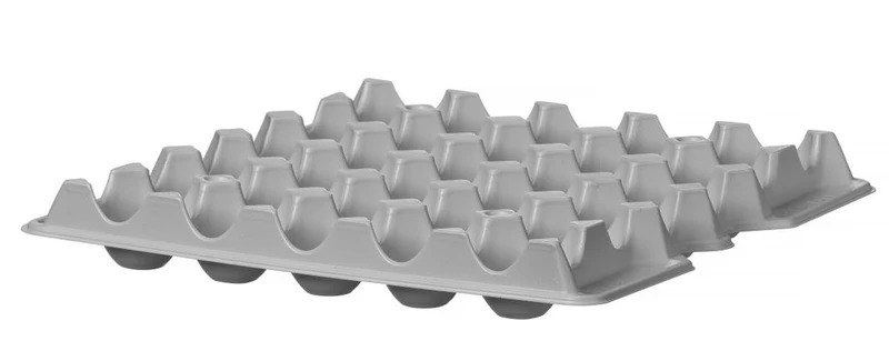 HENDI Set aus 4 Eierbehältereinsätzen für OVOBOX 120 – Rechteckig – 291 × 288 × H 41 mm