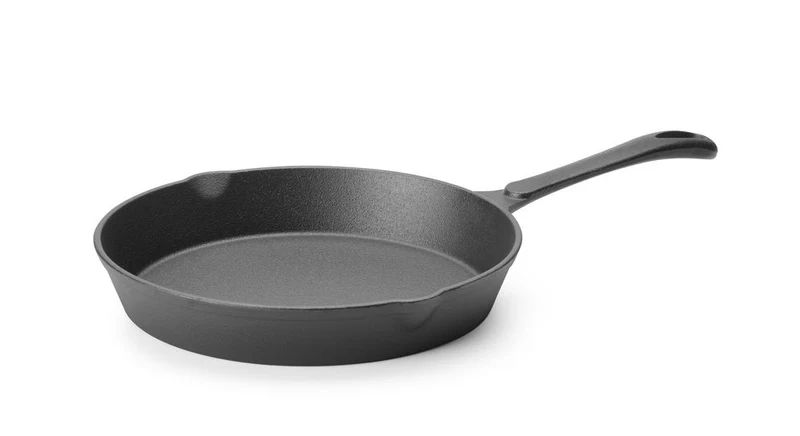 HENDI Gusseisenpfanne – Schwarz – Ø 250 × H 40 mm