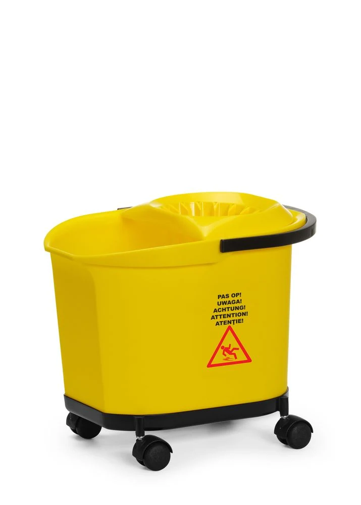 HENDI Wischeimer – 16 l – Gelb – 405 × 296 × H 340 mm