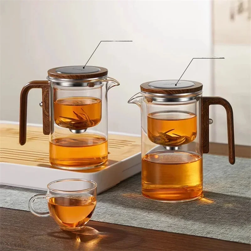 Glazen Theepot met Geavanceerde Filtratie - TeaSphere