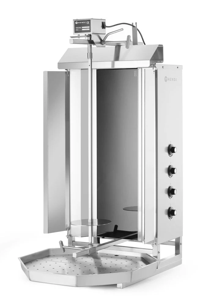 HENDI Elektrischer Kebab-Grill – Profi Line – 400 V / 7200 W – 550 × 700 × H 1120 mm