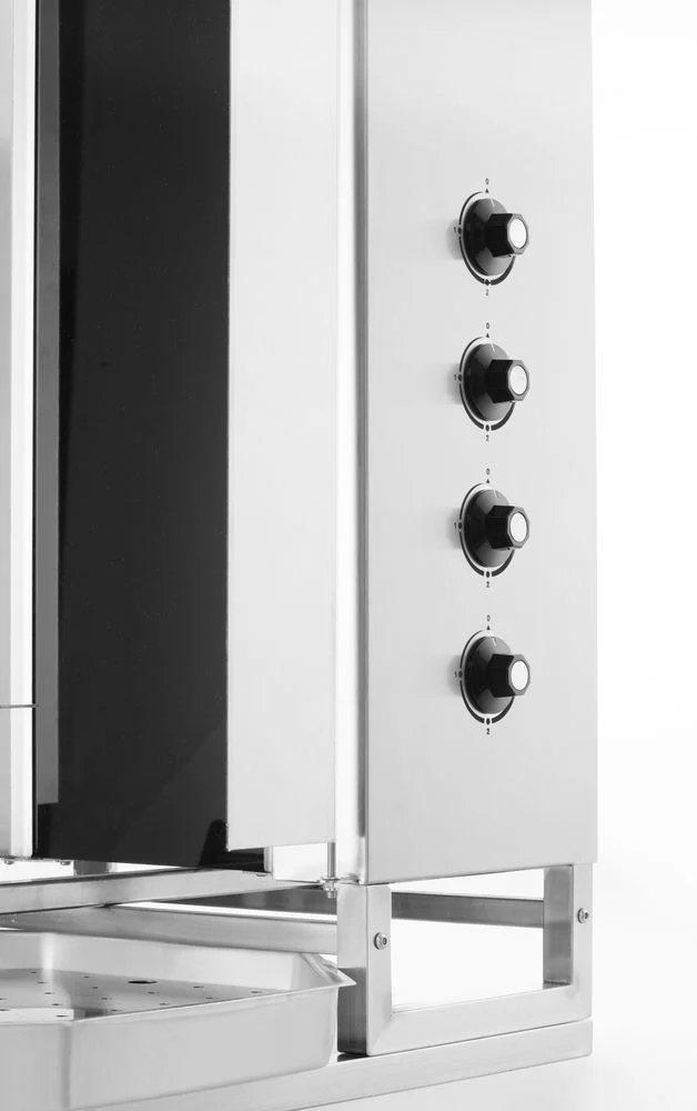 HENDI Elektrischer Kebab-Grill – Profi Line – 400 V / 7200 W – 550 × 700 × H 1120 mm