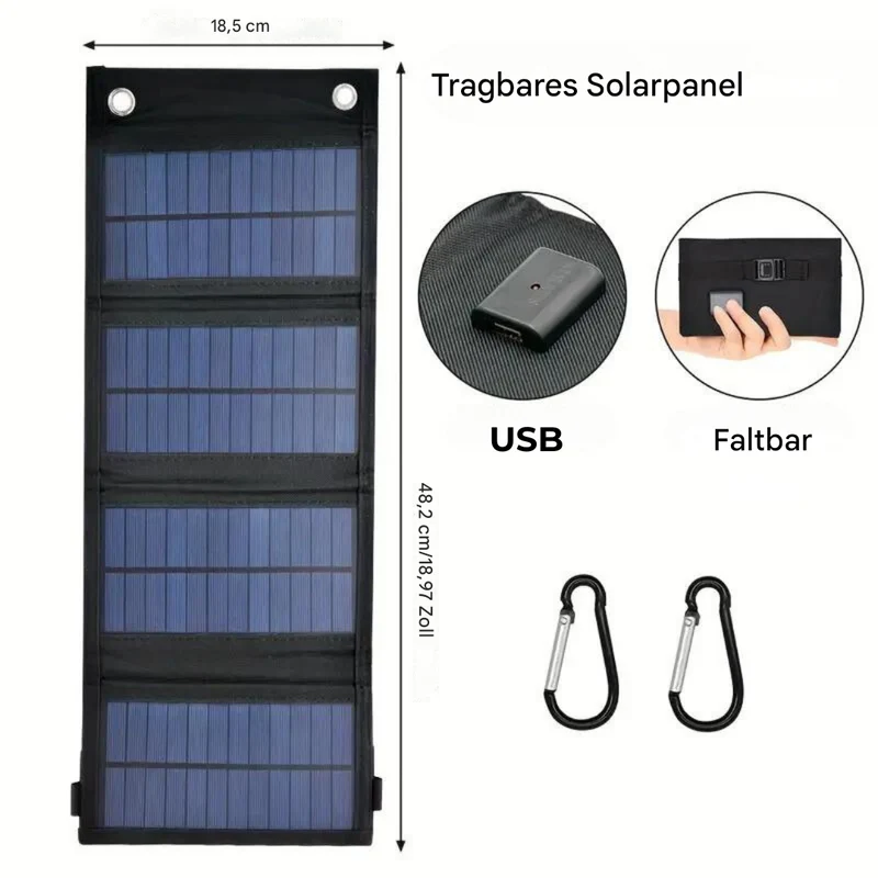 Vouwbare Zonne-Powerbank - SolarMate