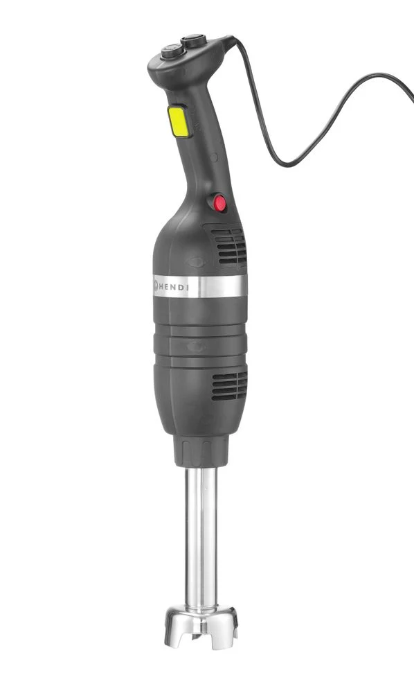 HENDI Stabmixer 350 mit variabler Geschwindigkeit und 250 mm langem Stab – 230 V / 350 W – Schwarz – 100 × 666 mm