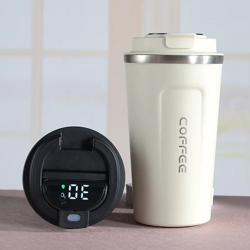 RVS Thermosbeker met Intelligente Temperatuurweergave – TempMate