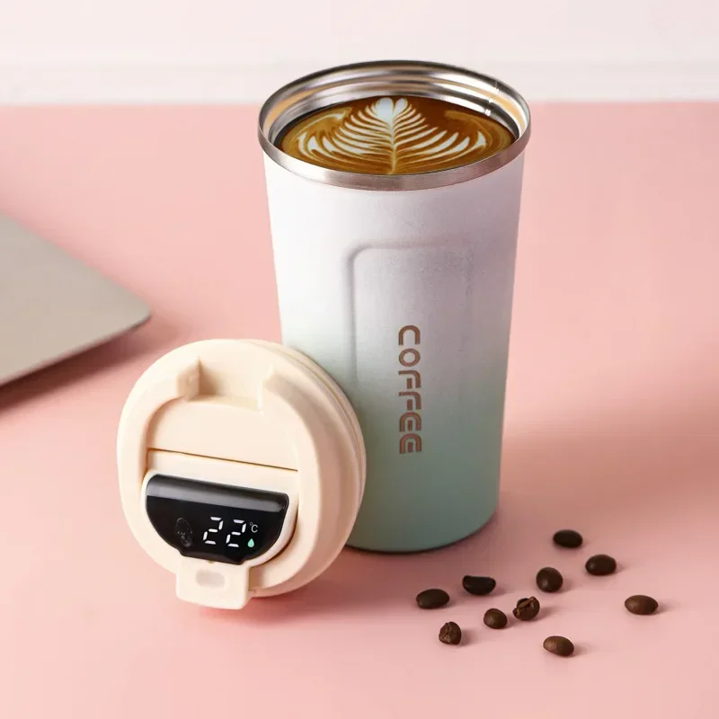 RVS Thermosbeker met Intelligente Temperatuurweergave – TempMate