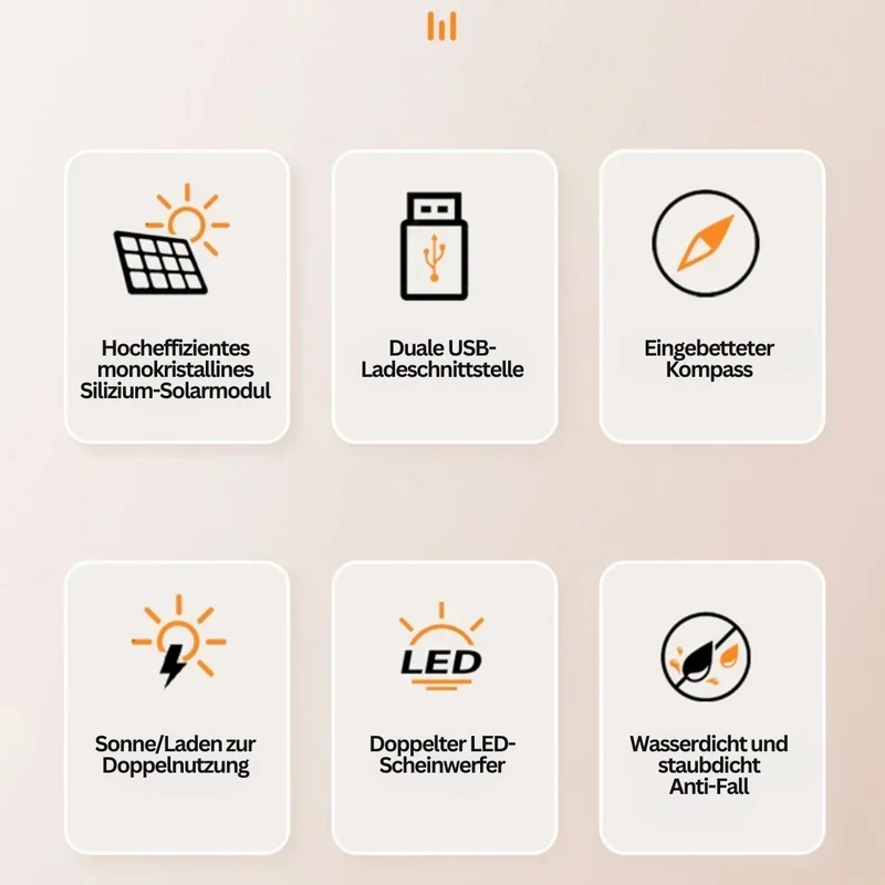 Zonne-energie Powerbank met Zaklamp – SolarCharge Pro