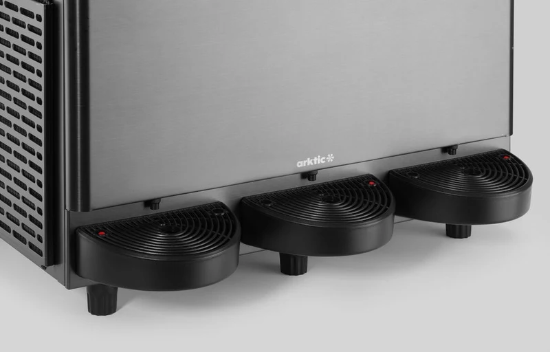 Arktic Slush-Eis-Maschine – Kitchen Line – 230 V / 1080 W – Schwarz – 507 × 615 × H 810 mm