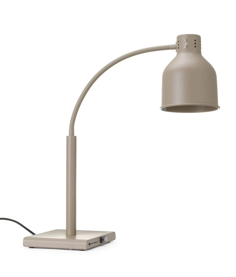 HENDI Flexible Wärmelampe – 230 V / 250 W – Beige – 268 × 203 × H 660 mm