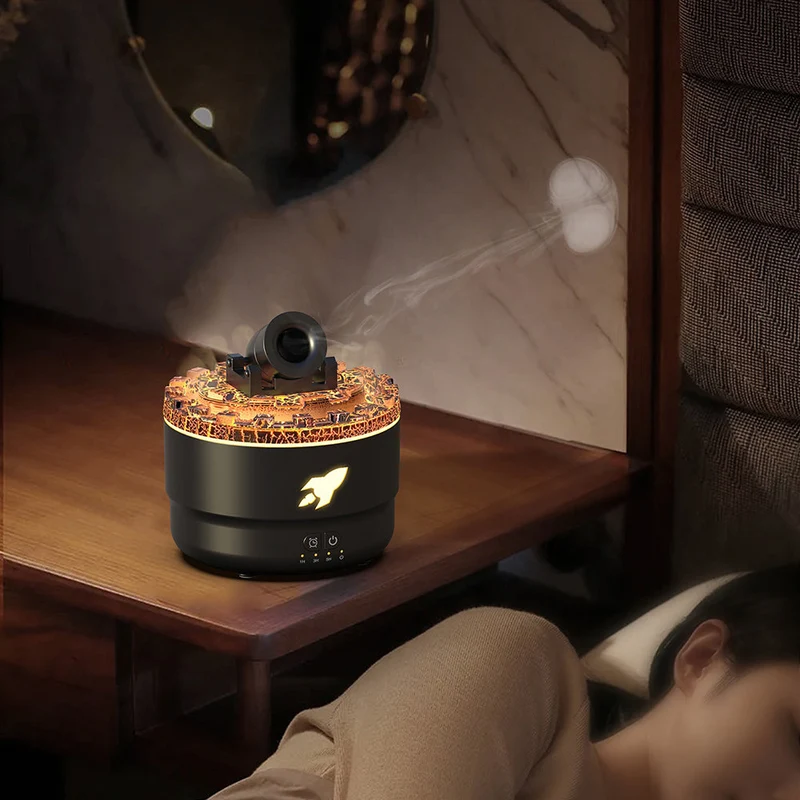 Aroma-diffuser en luchtbevochtiger met nachtlicht - LavaGlow