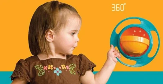 Kipp- en uitlaufsichtere Gyroschale - SpinSnack