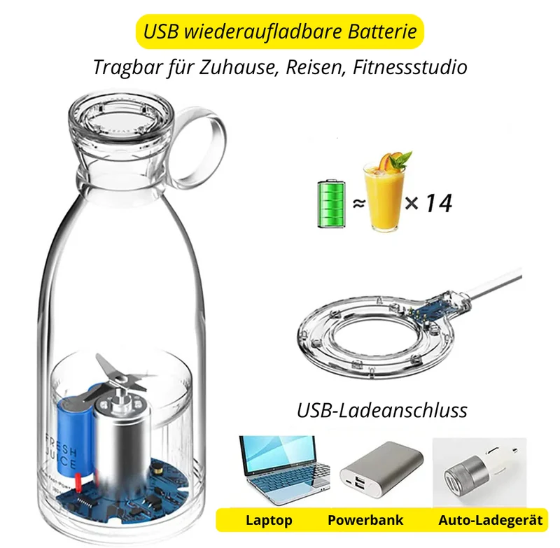Draagbare Mixer voor onderweg - SmoothEase