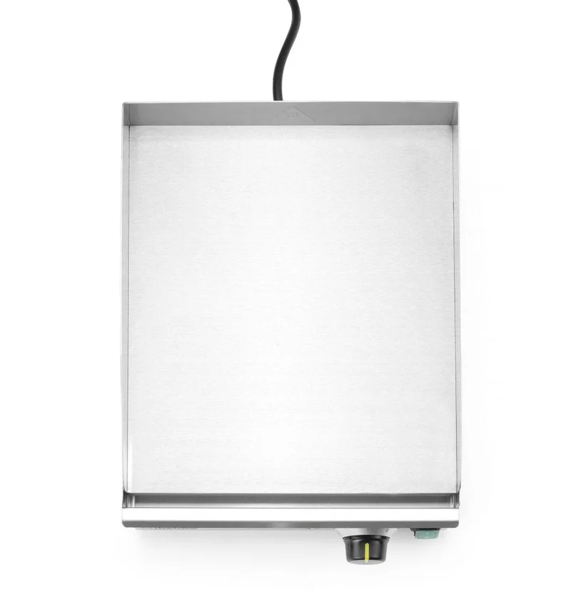 HENDI Grillplatte – Kitchen Line – 230 V / 2000 W – 326 × 445 × H 225 mm