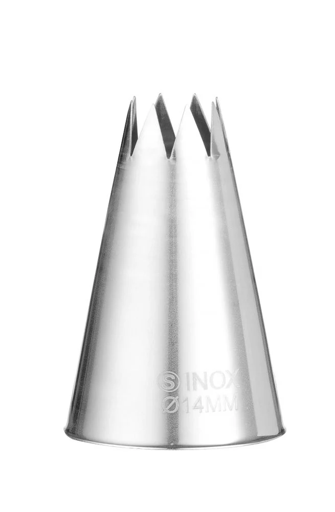 HENDI Spritztüllen - Stern – Ø6-8-10-12-14-16-18 – 7 Stück