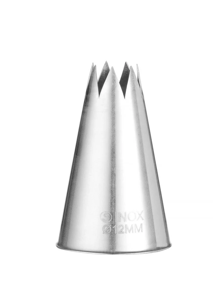 HENDI Spritztüllen - Stern – Ø6-8-10-12-14-16-18 – 7 Stück