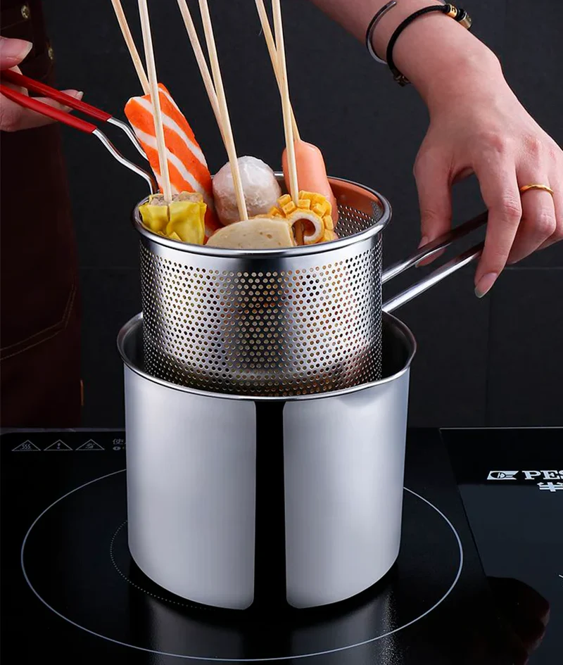 GourmetFry Deluxe Frituurpan voor Aardappelen | High-end frituurpan voor knapperige en heerlijke aardappelen thuis