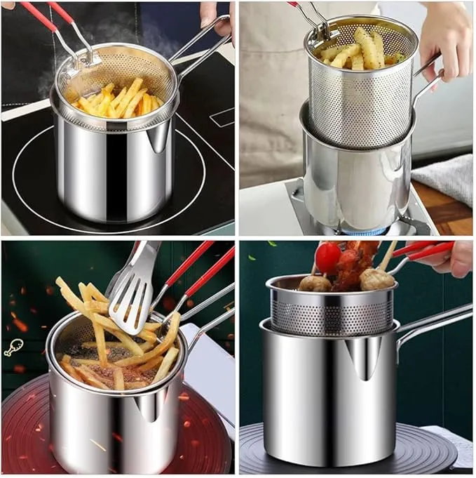 GourmetFry Deluxe Frituurpan voor Aardappelen | High-end frituurpan voor knapperige en heerlijke aardappelen thuis