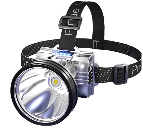 LuxeBeam LED Hoofdlamp | Verlicht je pad met een ultra heldere en duurzame lichtbron voor nachtelijke avonturen.
