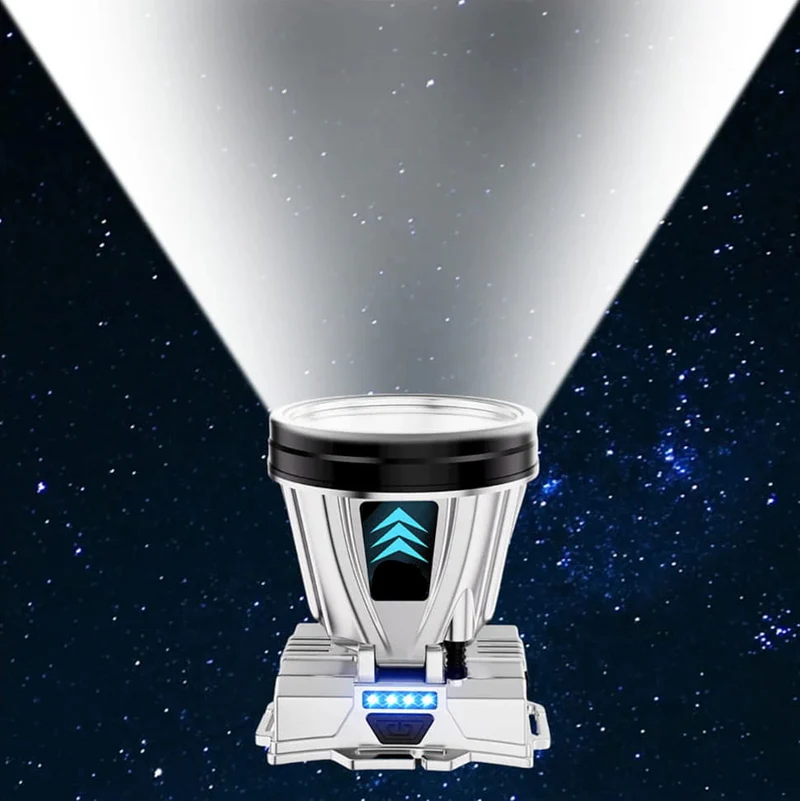 LuxeBeam LED Hoofdlamp | Verlicht je pad met een ultra heldere en duurzame lichtbron voor nachtelijke avonturen.