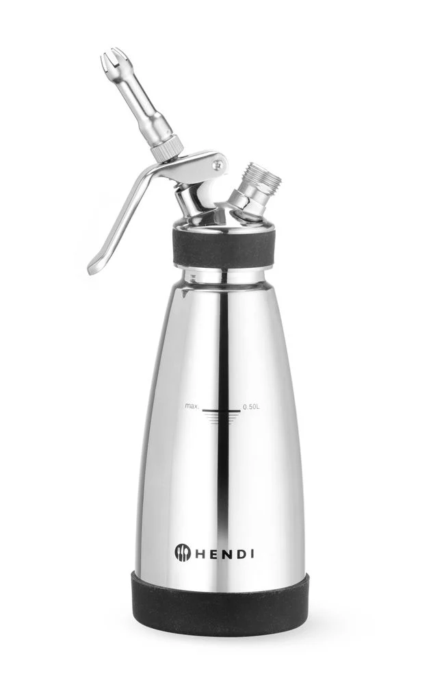 HENDI Thermo-Sahnespender – 0,5 l – Ø 95 × H 275 mm