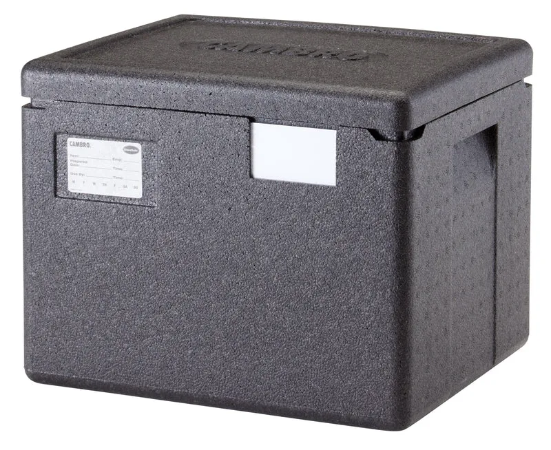 Cambro Cam GoBox® Toplader, Transportbox schwarz, passend für GN 1/2 200 mm tief - EPP280110