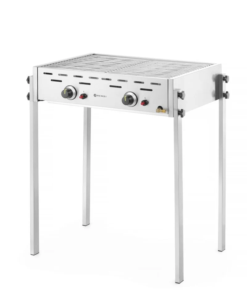 HENDI Gasgrill Roast-Master Pro – 11,6 kW – 790 × 560 × H 900 mm