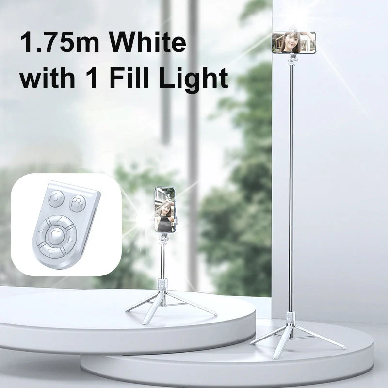 LuxuraSnap Elite Selfie Stick Tripod | Maak verbluffende selfies met geïntegreerde LED vullicht