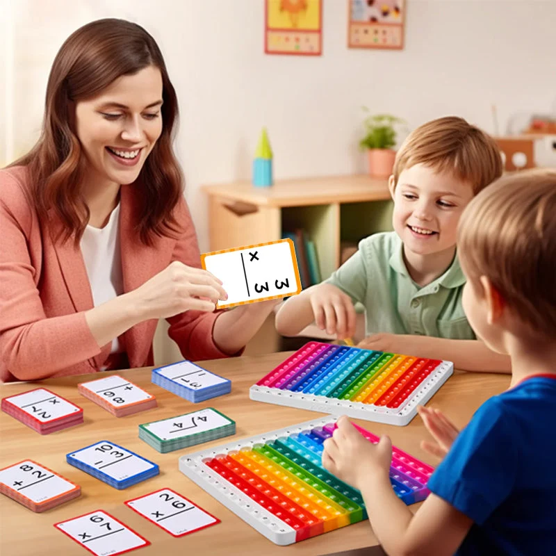 Mathéclat Premium Leerkaarten | Innovatieve Wiskunde Leerkaarten en Pop Fidget Charts voor Effectief Leren en Stressvrij Oefenen