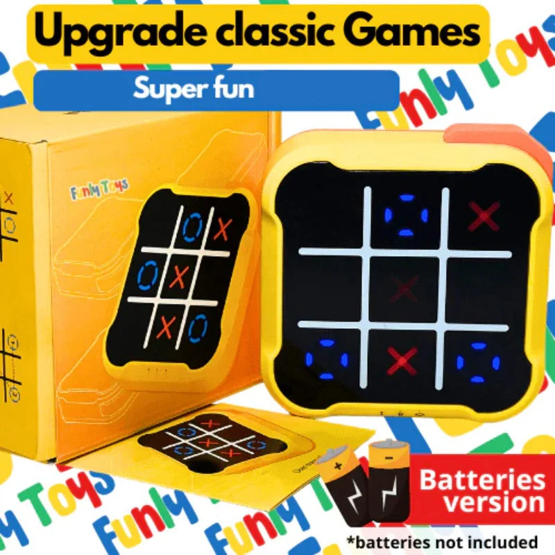 Luxora Elite Tic-Tac-Toe Puzzelset | Boeiend en stijlvol spel voor eindeloos plezier en strategisch denken