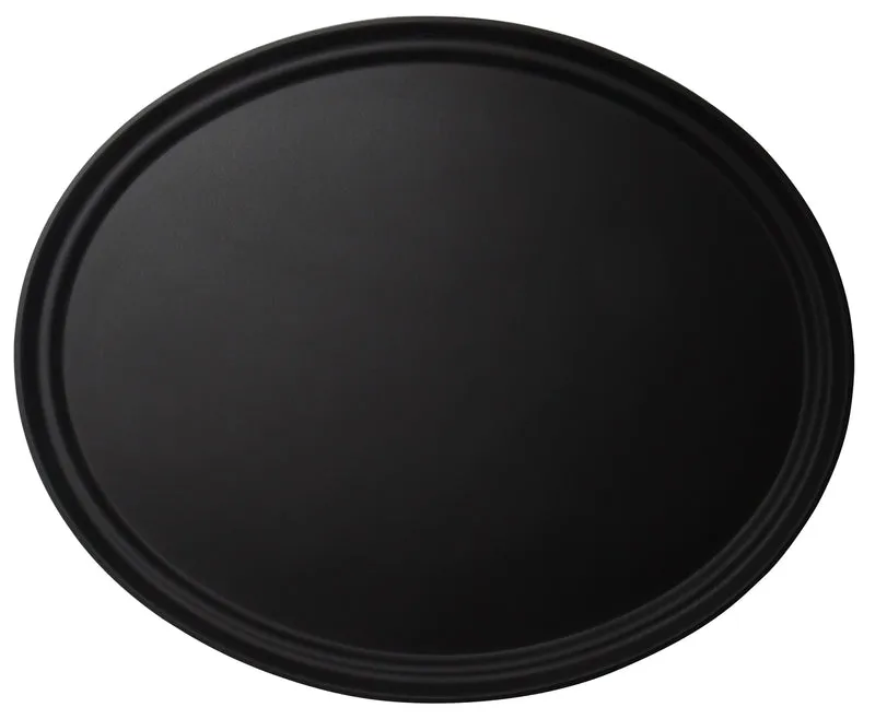 Cambro Camtread® Fiberglass Tablett mit rutschfester Gummioberfläche, oval – niedriges Profil 56 x 75 cm - 2700CT110