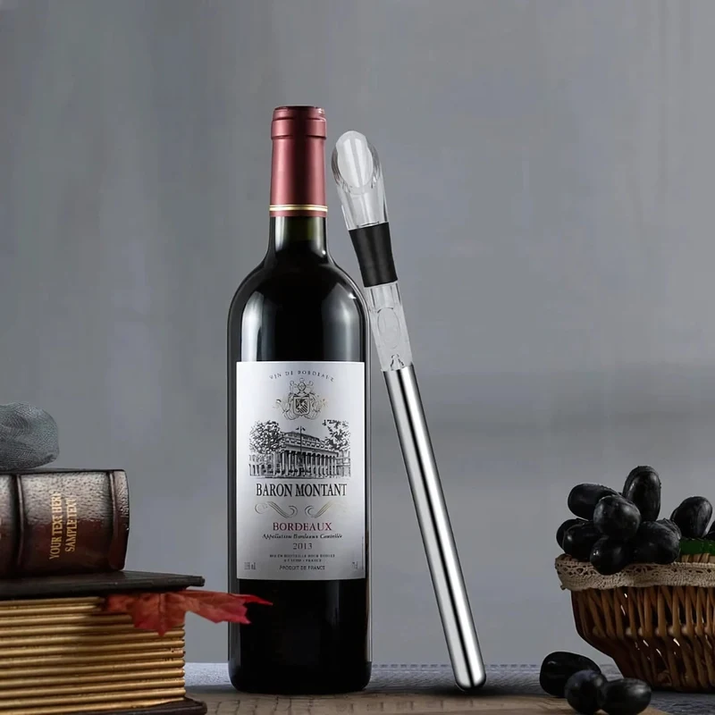 VinoElegance Luxe Wijnkoelstick | Perfecte temperatuur en elegant schenken