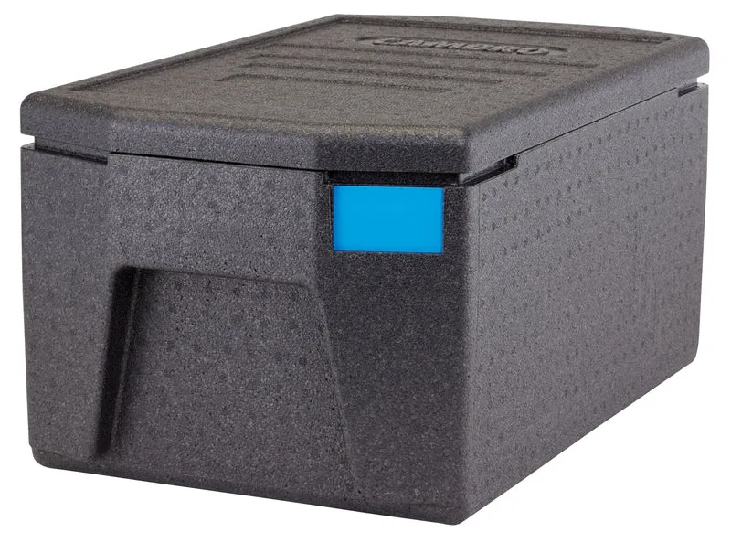 Cambro Cam GoBox® Toplader, Transportbox schwarz, große Griffe, passend für GN 1/1 200 mm tief - EPP180LH110