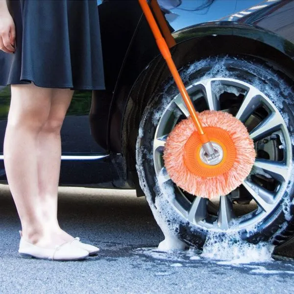 LuxeClean 360° Roteerbare Schoonmaakmop | Verstelbare mop voor moeiteloos reinigen in elke hoek