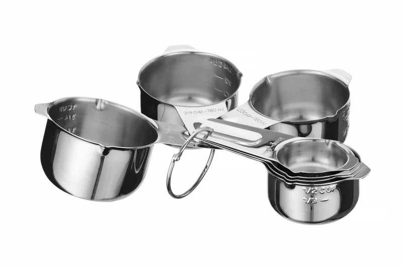 HENDI Messbecher - Set mit 7 Stk. – 140 × 85 × H 52 mm