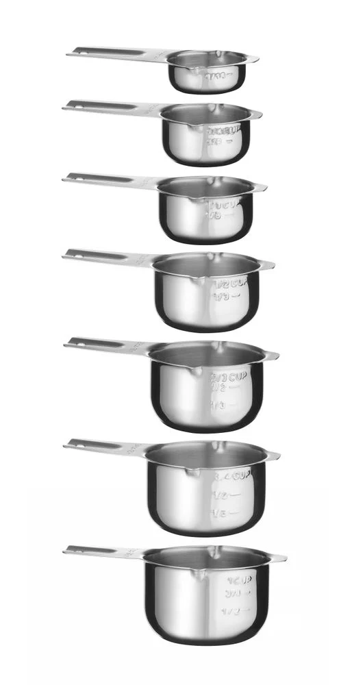 HENDI Messbecher - Set mit 7 Stk. – 140 × 85 × H 52 mm
