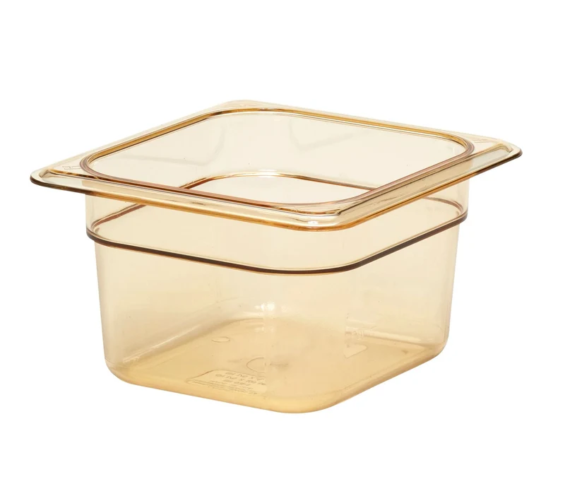 Cambro H-PAN™ Hitzebeständige Gastronorm GN-Behälter HN1/6-100, Bernstein - 64HP150