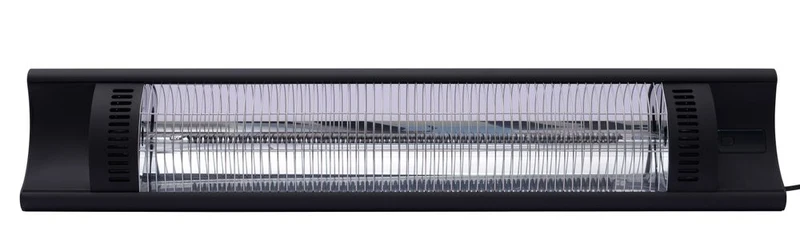 HENDI Infrarot-Heizgerät "Bola" – Schwarz – 230 V / 2500 W – 912 × 185 × 174 mm