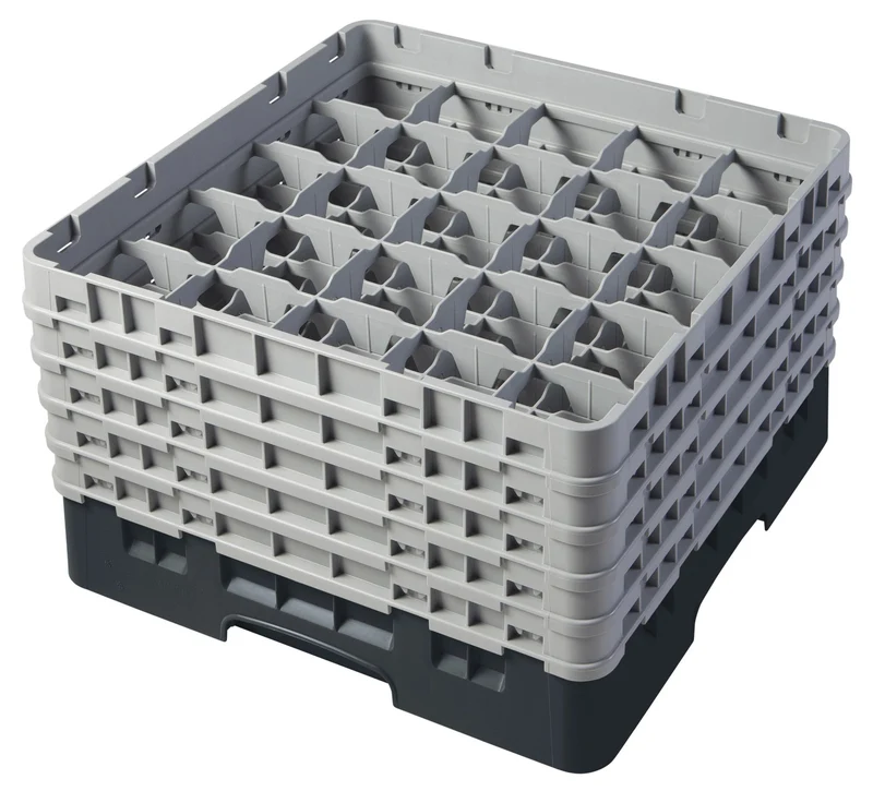 Cambro Camrack® 25-Fächer - Spülkorb mit 5 Extender 500 x 500 x 308 mm - 25S958110