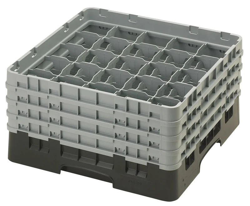 Cambro Camrack® 25-Fächer - Spülkorb mit 4 Extender 500 x 500 x 267 mm - 25S800110