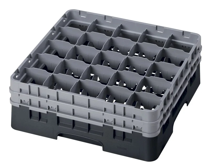 Cambro Camrack® 25-Fächer - Spülkorb mit 2 Extender 500 x 500 x 184 mm - 25S534110
